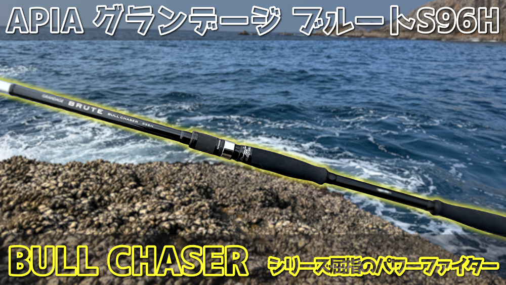APIAブルートS96H徹底インプレ！磯場で輝く万能ロックフィッシュ