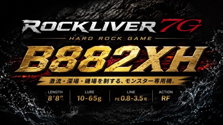 ロックライバー7G B882XHのスペックを画像生成で作成